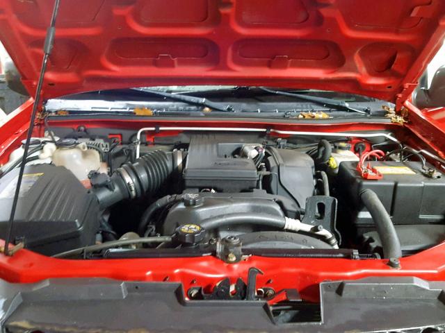 1GCDT136158223834 - 2005 CHEVROLET COLORADO RED photo 7