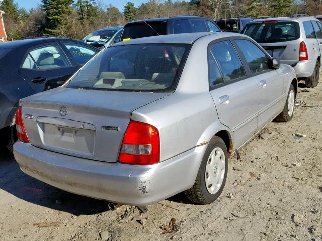 JM1BJ222210456745 - 2001 MAZDA PROTEGE DX SILVER photo 4