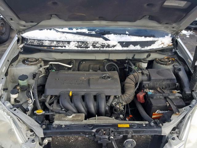 2T1KR32EX4C232884 - 2004 TOYOTA COROLLA MA SILVER photo 7