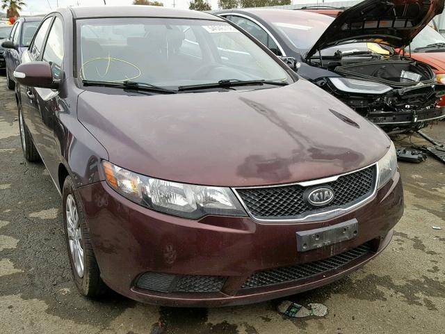 KNAFU4A22A5175146 - 2010 KIA FORTE EX PURPLE photo 1