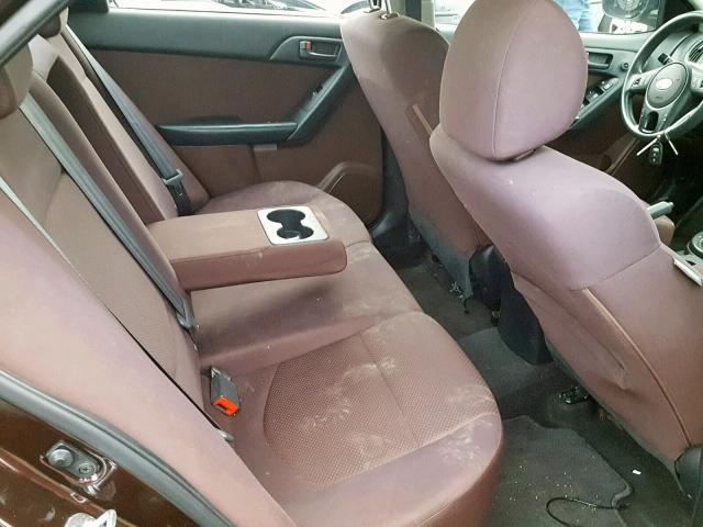 KNAFU4A22A5175146 - 2010 KIA FORTE EX PURPLE photo 6