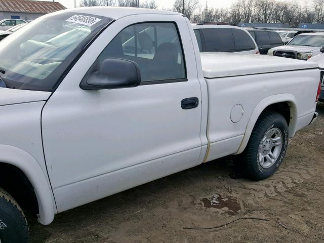 1D7FL36N43S177624 - 2003 DODGE DAKOTA SPO WHITE photo 9