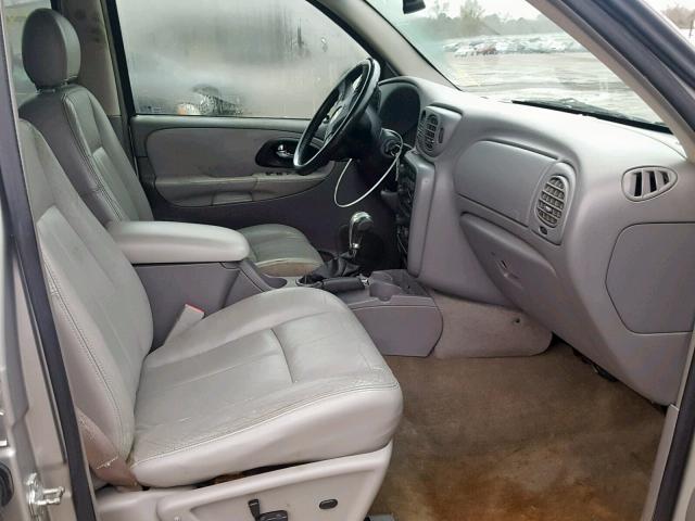 1GNES16S766128568 - 2006 CHEVROLET TRAILBLAZE GRAY photo 5