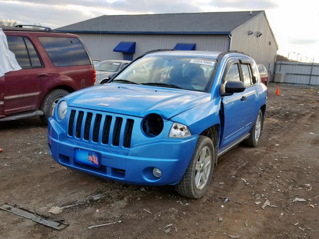 1J8FF47WX8D591655 - 2008 JEEP COMPASS SP 蓝色 照片 2