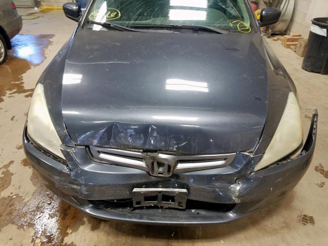 1HGCM56445A142895 - 2005 HONDA ACCORD LX GRAY photo 7