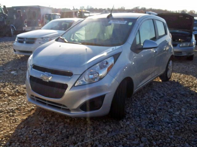 KL8CB6S97FC790628 - 2015 CHEVROLET SPARK LS SILVER photo 2