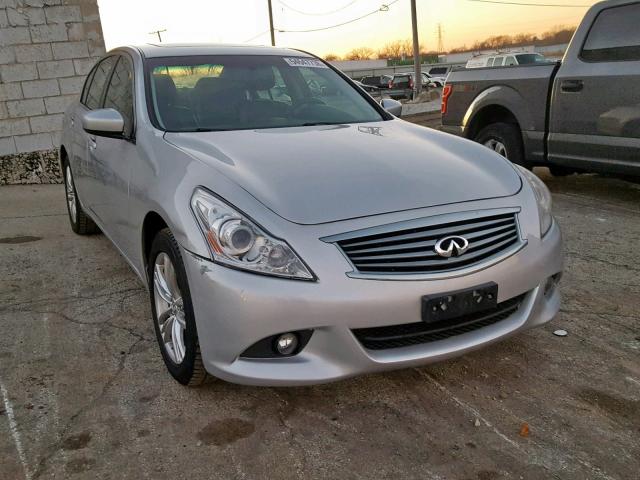 JN1DV6AR0BM650416 - 2011 INFINITI G25 SILVER photo 1