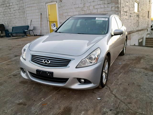 JN1DV6AR0BM650416 - 2011 INFINITI G25 SILVER photo 2