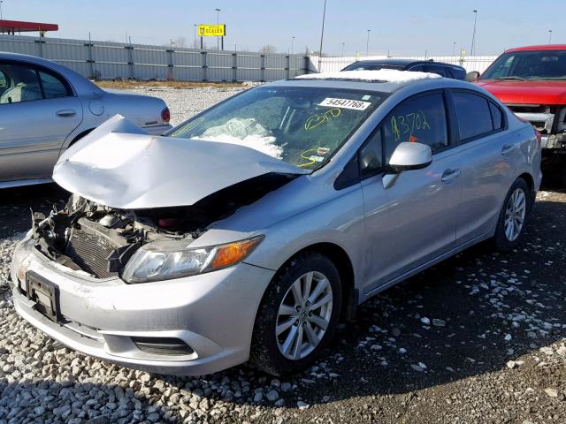 2HGFB2F91CH510882 - 2012 HONDA CIVIC EXL CREAM photo 2