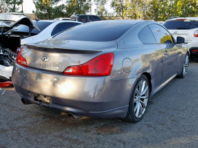 JNKCV64E38M117324 - 2008 INFINITI G37 BASE GRAY photo 4