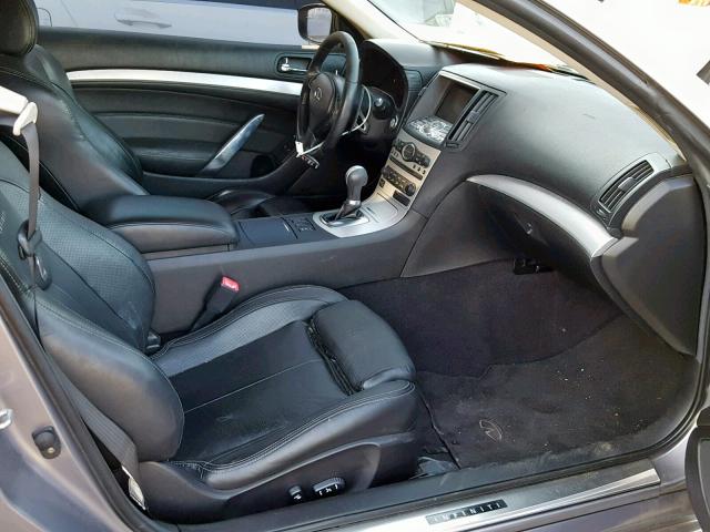 JNKCV64E38M117324 - 2008 INFINITI G37 BASE GRAY photo 5