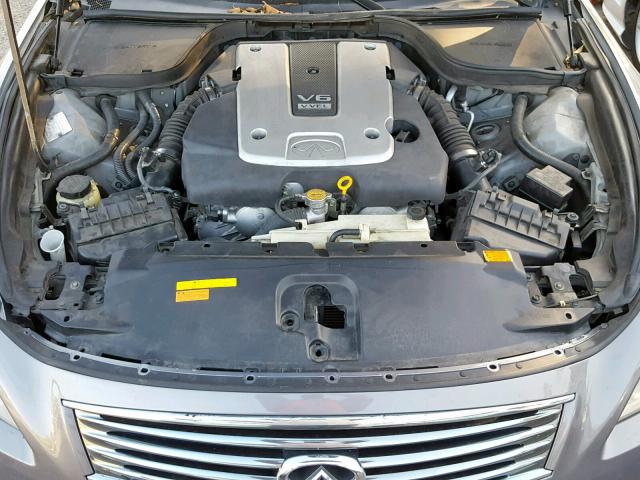 JNKCV64E38M117324 - 2008 INFINITI G37 BASE GRAY photo 7