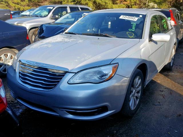 1C3CCBBB4CN125075 - 2012 CHRYSLER 200 TOURIN SILVER photo 2