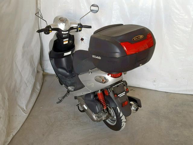 RFVPAC906C1000296 - 2012 GENUINE SCOOTER CO. BUDDY 170I SILVER photo 3