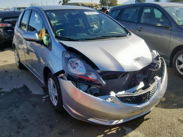 JHMGE8H34DC065661 - 2013 HONDA FIT SILVER photo 1