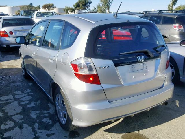 JHMGE8H34DC065661 - 2013 HONDA FIT SILVER photo 3