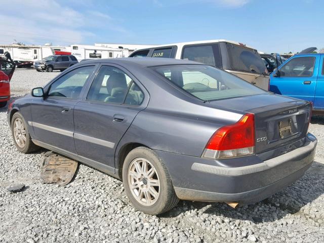 YV1RS61T442327194 - 2004 VOLVO S60 GRAY photo 3