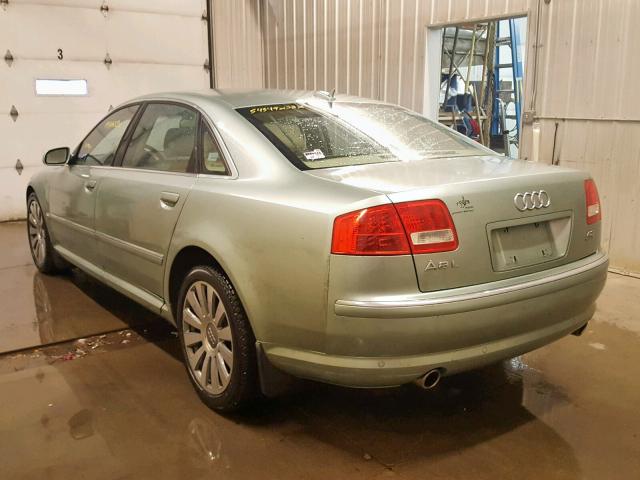 WAUML44E74N024551 - 2004 AUDI A8 L QUATT GREEN photo 3