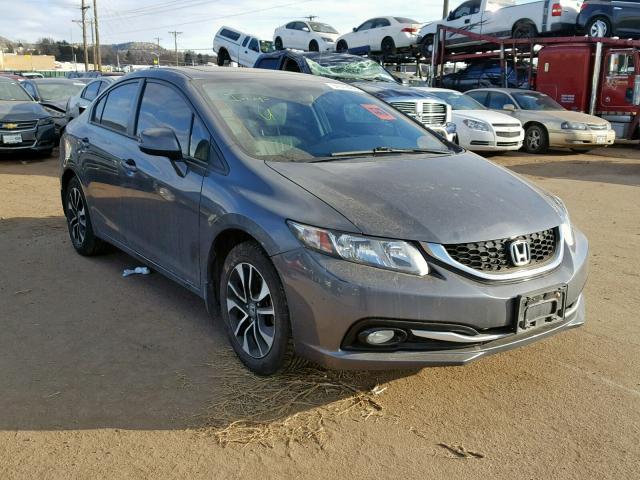 19XFB2F94DE047387 - 2013 HONDA CIVIC EXL GRAY photo 1