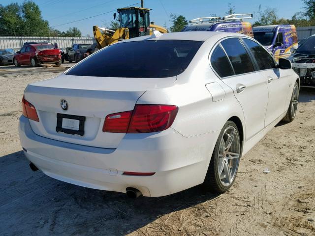 WBAFR7C56DC823078 - 2013 BMW 535 I WHITE photo 4