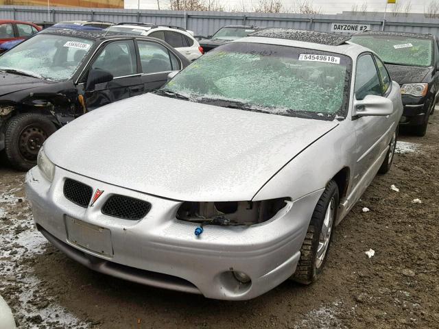 1G2WP12K42F124853 - 2002 PONTIAC GRAND PRIX SILVER photo 2