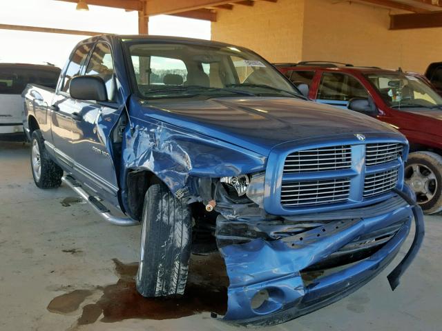 1D7HA18D24S530158 - 2004 DODGE RAM 1500 S BLUE photo 1