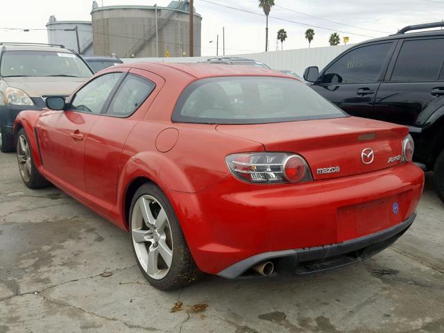 JM1FE173650147691 - 2005 MAZDA RX8 RED photo 3