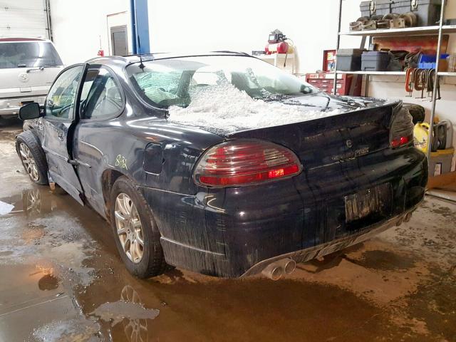 1G2WP12K91F162867 - 2001 PONTIAC GRAND PRIX BLACK photo 3