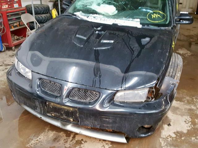 1G2WP12K91F162867 - 2001 PONTIAC GRAND PRIX BLACK photo 7