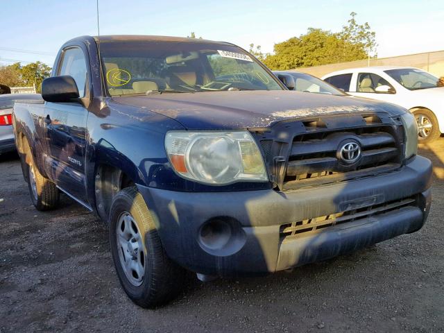 5TENX22N25Z032963 - 2005 TOYOTA TACOMA BLUE photo 1