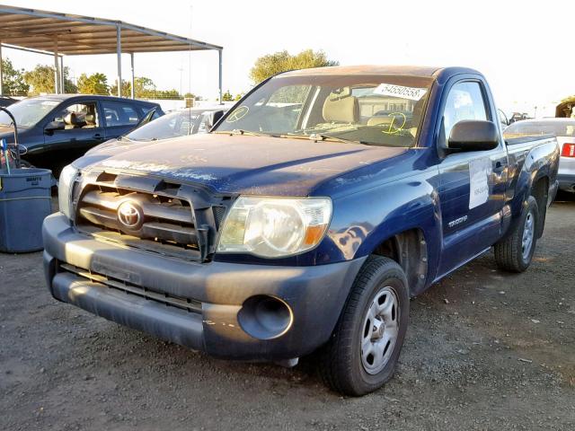 5TENX22N25Z032963 - 2005 TOYOTA TACOMA BLUE photo 2