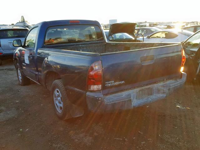 5TENX22N25Z032963 - 2005 TOYOTA TACOMA BLUE photo 3