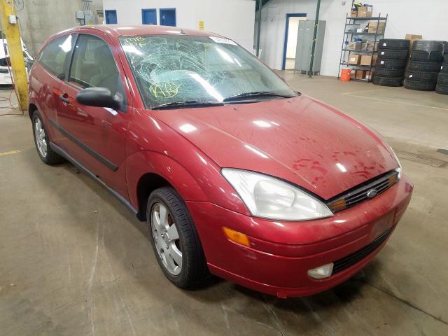 3FAFP313X1R243161 - 2001 FORD FOCUS ZX3 RED photo 1
