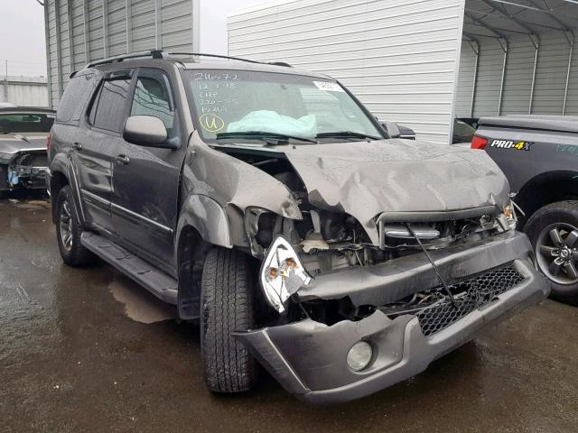 5TDZT38A54S216572 - 2004 TOYOTA SEQUOIA LI GRAY photo 1