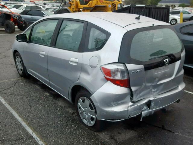 JHMGE8H39DC038388 - 2013 HONDA FIT SILVER photo 3