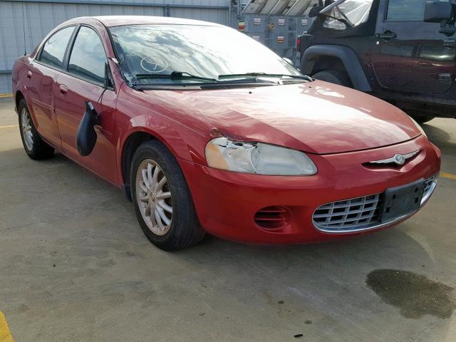 1C3EL46X52N226537 - 2002 CHRYSLER SEBRING LX RED photo 1