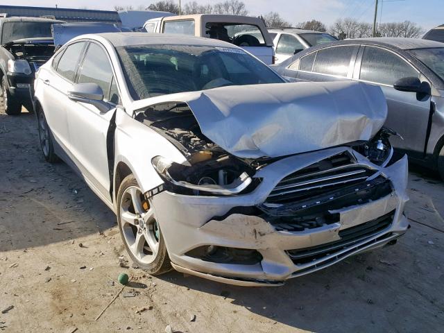 3FA6P0K97DR164391 - 2013 FORD FUSION TIT SILVER photo 1