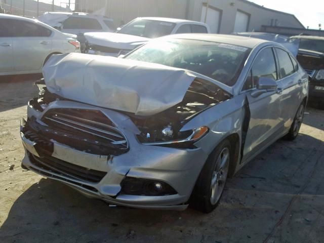 3FA6P0K97DR164391 - 2013 FORD FUSION TIT SILVER photo 2