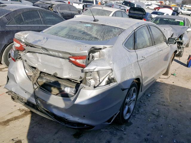 3FA6P0K97DR164391 - 2013 FORD FUSION TIT SILVER photo 4