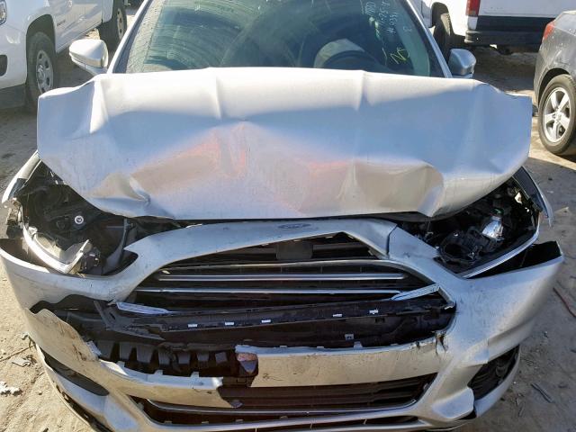 3FA6P0K97DR164391 - 2013 FORD FUSION TIT SILVER photo 7