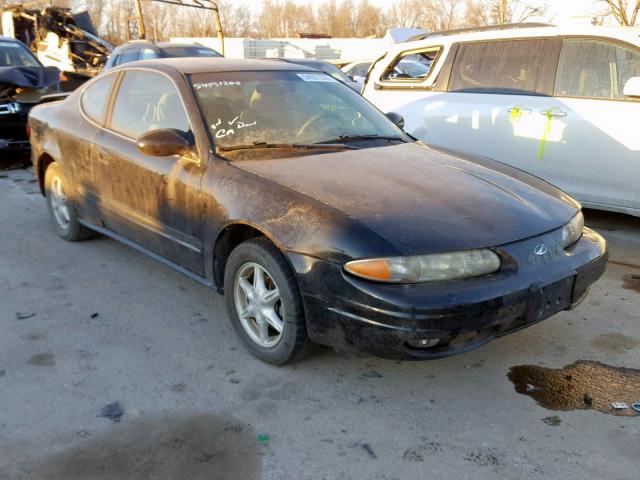 1G3NL12E6YC340498 - 2000 OLDSMOBILE ALERO GL BLACK photo 1