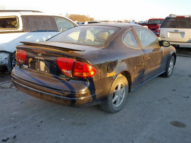 1G3NL12E6YC340498 - 2000 OLDSMOBILE ALERO GL BLACK photo 4