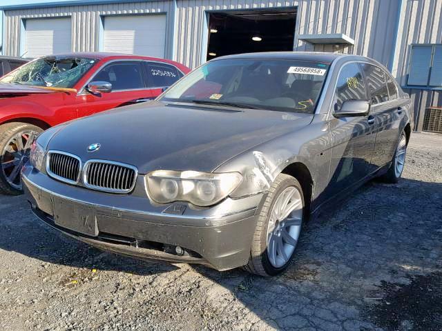 WBAGN63595DS57777 - 2005 BMW 745 LI GRAY photo 2