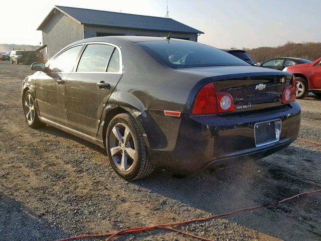 1G1ZC5E18BF254870 - 2011 CHEVROLET MALIBU 1LT შავი ფოტო 3