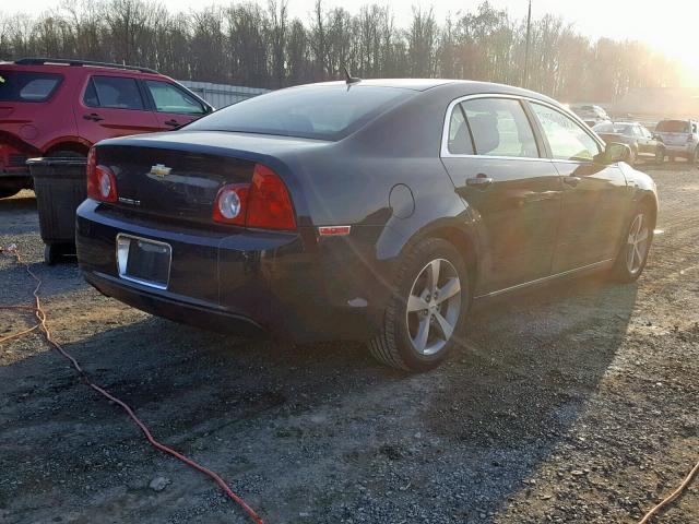 1G1ZC5E18BF254870 - 2011 CHEVROLET MALIBU 1LT შავი ფოტო 4