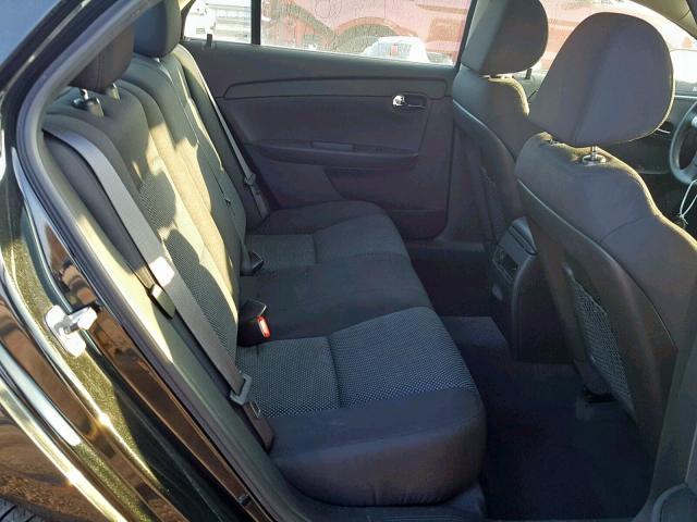 1G1ZC5E18BF254870 - 2011 CHEVROLET MALIBU 1LT შავი ფოტო 6