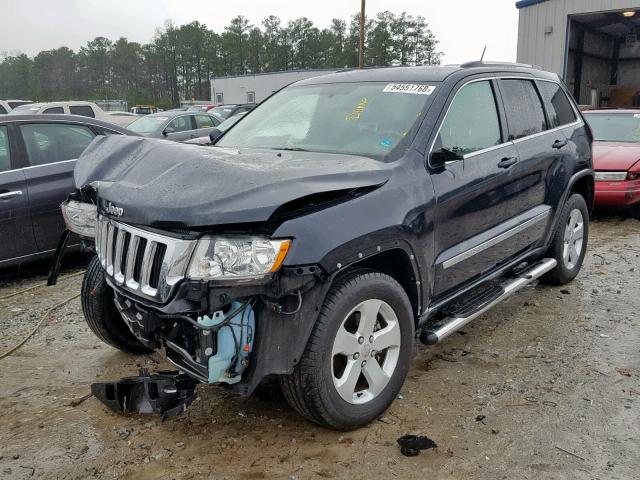 1C4RJEAT8CC311611 - 2012 JEEP GRAND CHER BLUE photo 2