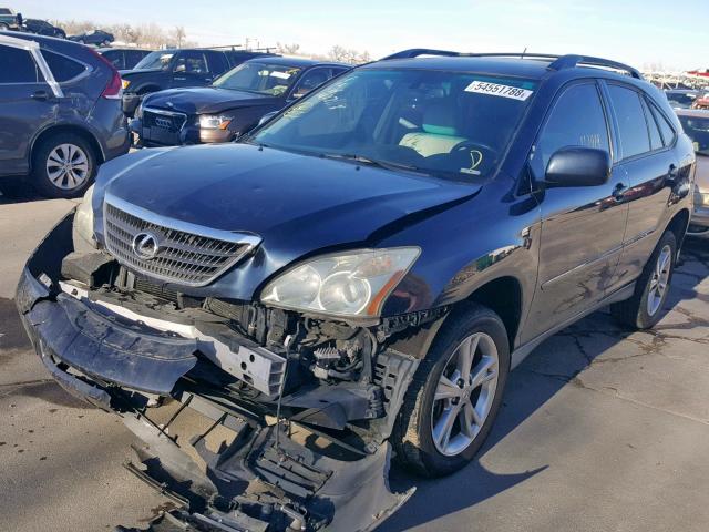 JTJHW31U760028629 - 2006 LEXUS RX 400 BLUE photo 2