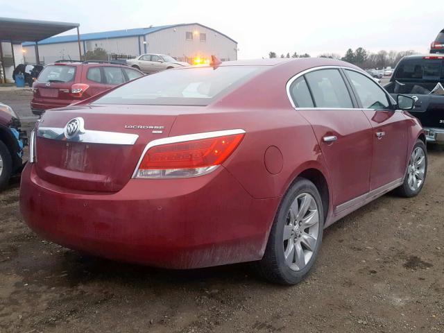 1G4GC5ED5BF133220 - 2011 BUICK LACROSSE C MAROON photo 4