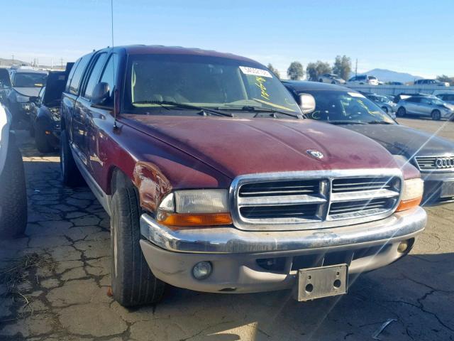 1B7GL2AN31S214305 - 2001 DODGE DAKOTA QUA BURGUNDY photo 1